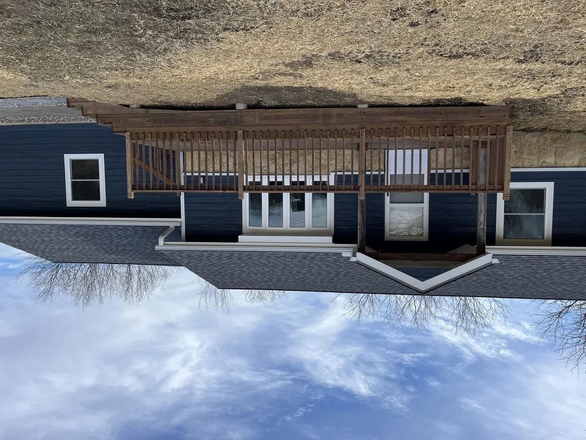 Deck joist and beam construction detail